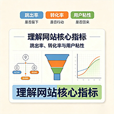 桂林建站-理解网站核心指标：跳出率、转化率与用户粘性