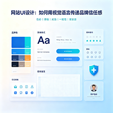 桂林建站-网站UI设计：如何用视觉语言传递品牌信任感