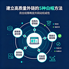 桂林建站-建立高质量外链的5种白帽方法